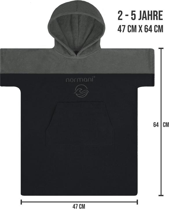 Actual product image Normani Kinder Badeponcho 2-5 Jahre Puwai (2, 3, 4, 5)