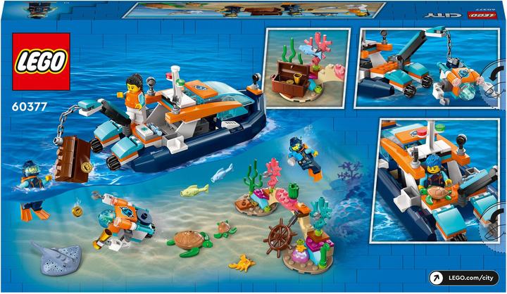 Actual product image LEGO 60377 Marine explorer boat (60377, LEGO City)