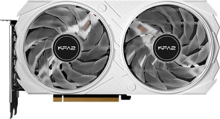 Actual product image KFA2 PCIe GeForce RTX™ 4060 Ti EX White 1-Click OC 8GB GDDR6 128-bit DP*3/HDMI DLSS 3 (8 GB)