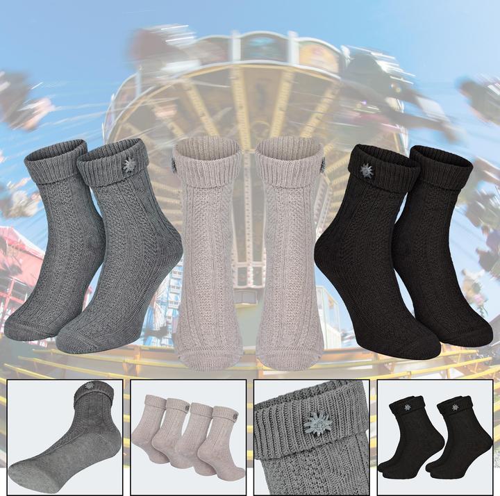 Actual product image Black Snake 2 pair (pack of 2, 35 - 38)