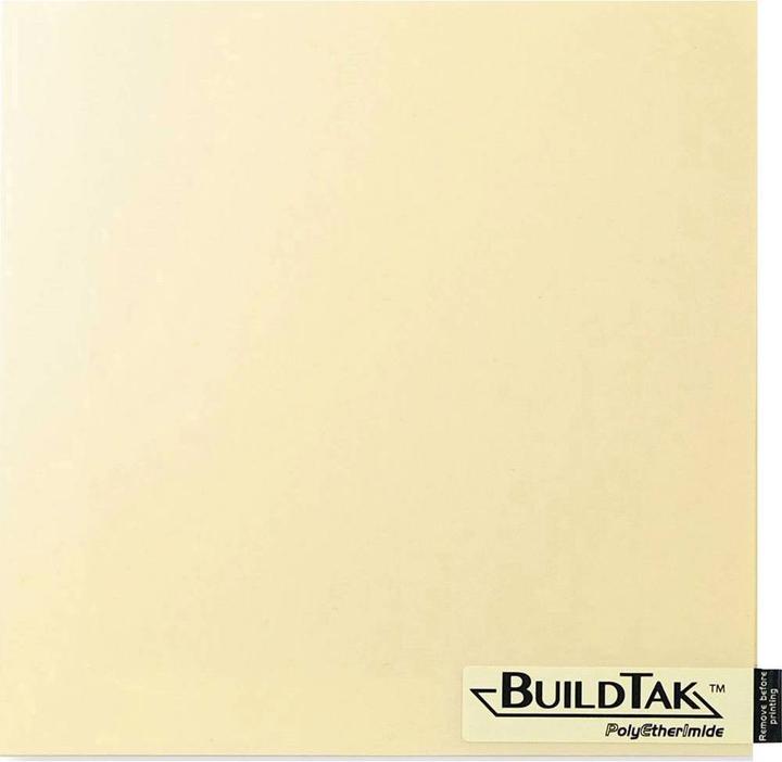 Actual product image BuildTak Print bed foil 254 x 254 mm (Printing bed)