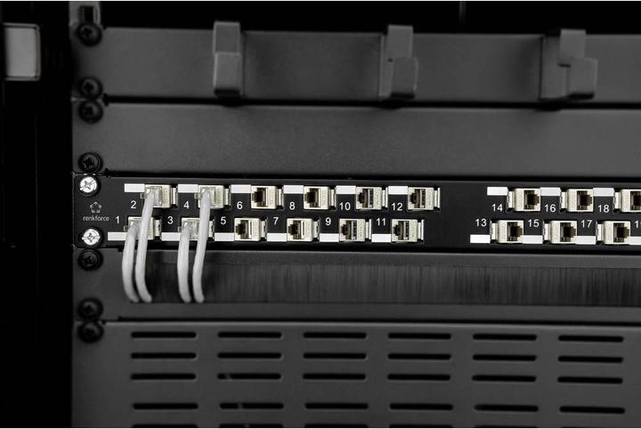 Image du produit Renkforce Panneau de brassage Rnekforce modulaire 24 ports Keystone modulaire 45°