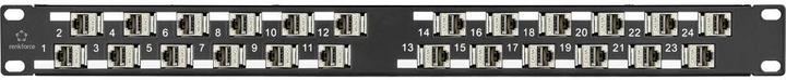 Image du produit Renkforce Panneau de brassage Rnekforce modulaire 24 ports Keystone modulaire 45°