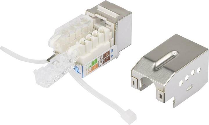 Image du produit Renkforce Panneau de brassage Rnekforce modulaire 24 ports Keystone modulaire 45°