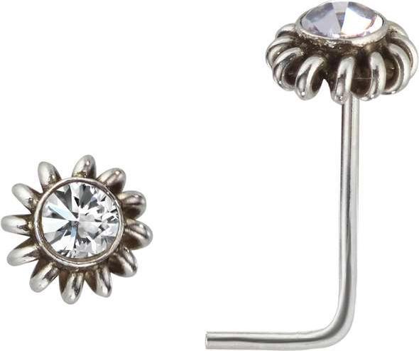 Bijouteria Piercing nez (Argent 925, Cristallin)