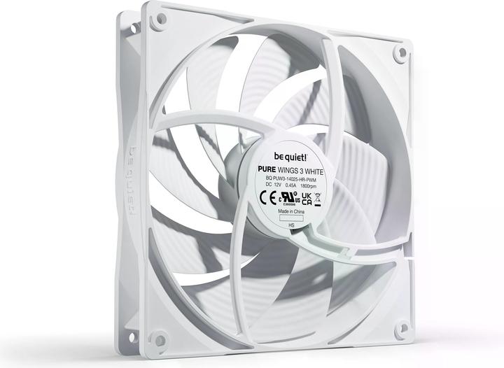 Produktbild be quiet! Pure Wings 3 PWM HS wh 140x140x25 (140 mm, 1 x)