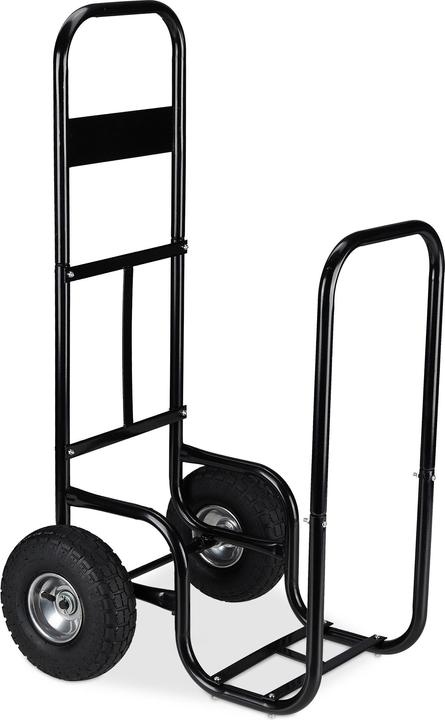 Actual product image Relaxdays firewood trolley (52 x 59 x 108.5 cm)