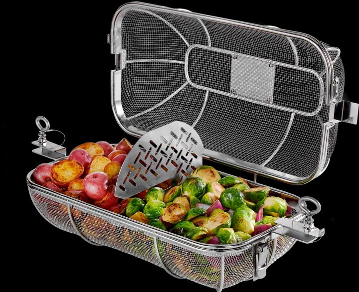 Actual product image Weber Crafted rotating spit basket