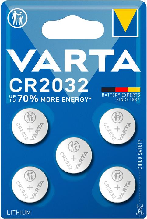 Varta Cr2032 (5 Stk., CR2032, 230 mAh)