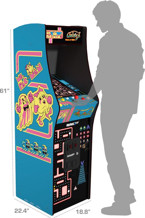 Actual product image Arcade1Up - Ms. Pac-Man vs Galaga - Class of 81 - Deluxe Arcade Machine