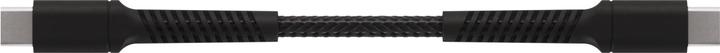 Actual product image Vivanco Longlife USB-C cable, nylon, USB-C plug <> USB-C plug, 60W, black, 2.5m (2.50 m, USB 2.0, 60 W)