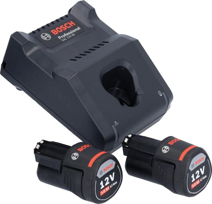 Produktbild Bosch Professional Bosch GSS 12V-13 Professional Akku Schwingschleifer 12 V + 2x Akku 3,0 Ah + LadegerÃ¤t + L-BOXX (Schwingschleifer)