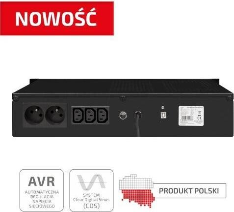 Image du produit Ever ECO Pro 1000 AVR CDS (1 VA, 650 W, Line-interactive Onduleur)