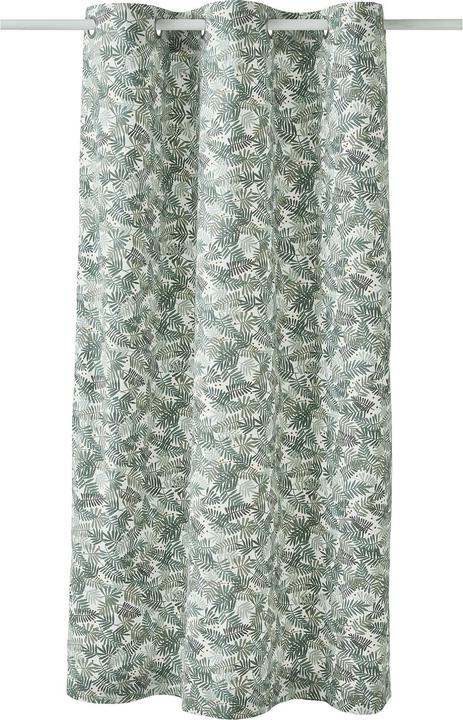 off-white, green printed leaves