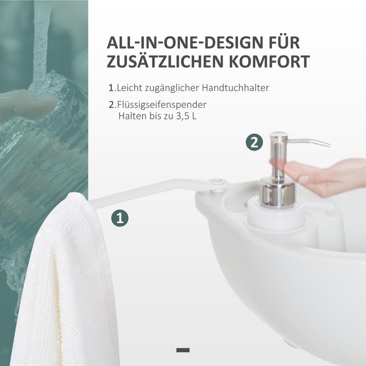 Actual product image Outsunny Camping washbasin with waste water tank (830 mm, 500 mm)