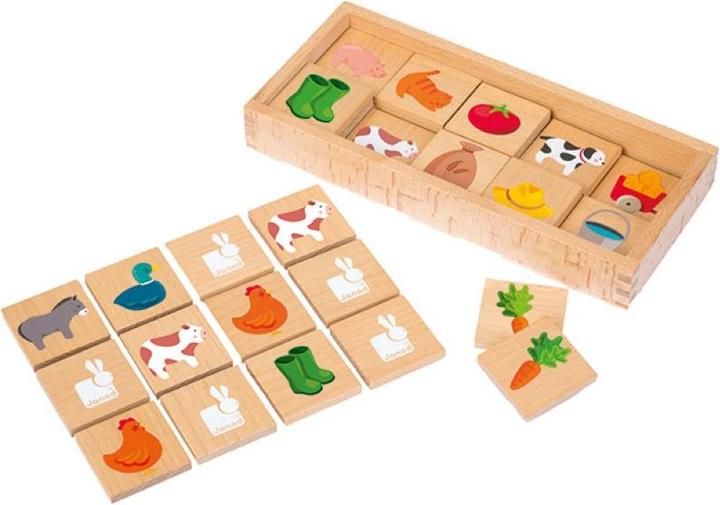 Actual product image Janod Memo Farm (German)