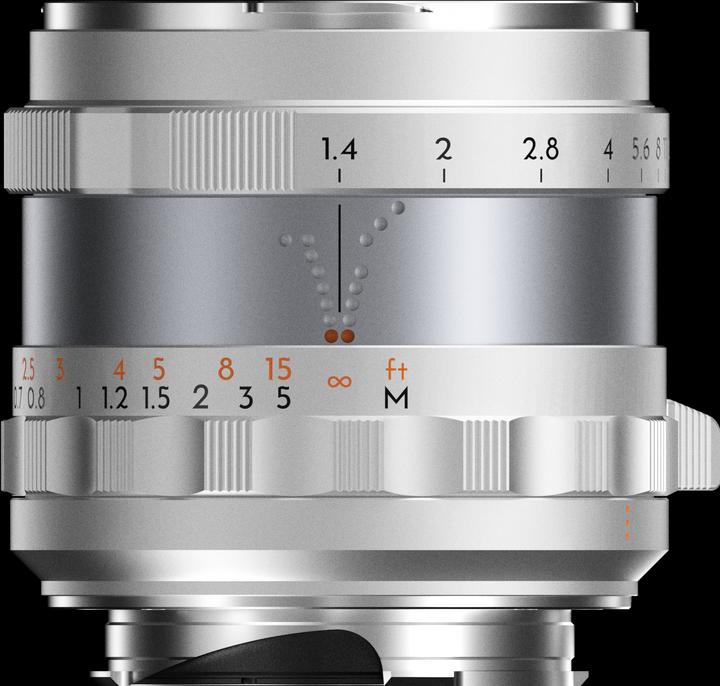 Actual product image Thypoch Full-frame Photography Lens Simera 50mm f1.4 for Leica M Mount - Silver (Leica M, full size)