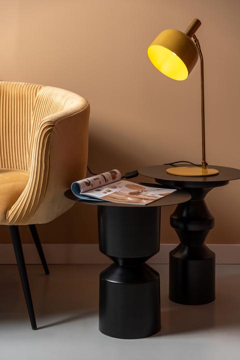 Produktbild Leitmotiv Tafellamp Smart - Metaal - Oker - 20x56x20 cm (BxHxD) - Kleur Honey Yellow - E14 (E14)