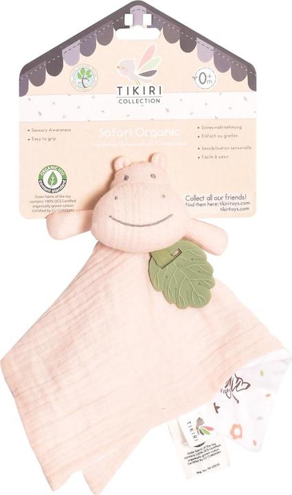 Actual product image Tikiri Cuddle cloth hippo