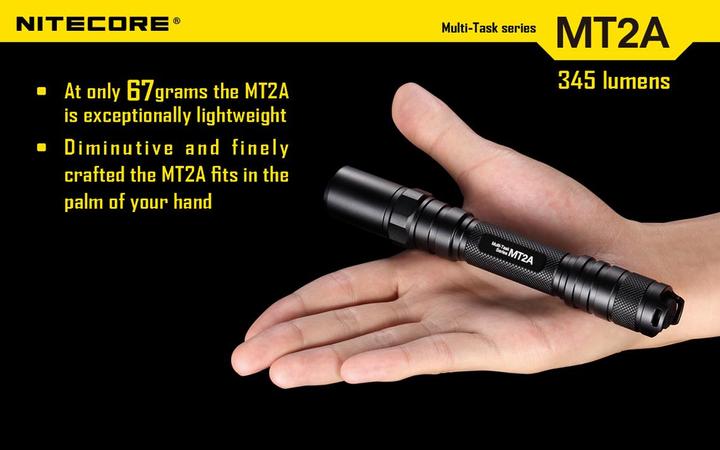 Immagine prodotto Nitecore Mt2a (15.50 cm, 345 lm)