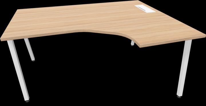 Actual product image Narbutas Nova A corner desk right (1600 x 1200 x 740 mm)