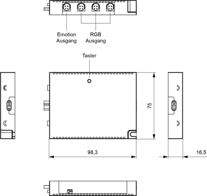 Produktbild L&S Steuerungsmodul 4-Kanal Mec Driver 12 / 24 V Funk/ZigBee