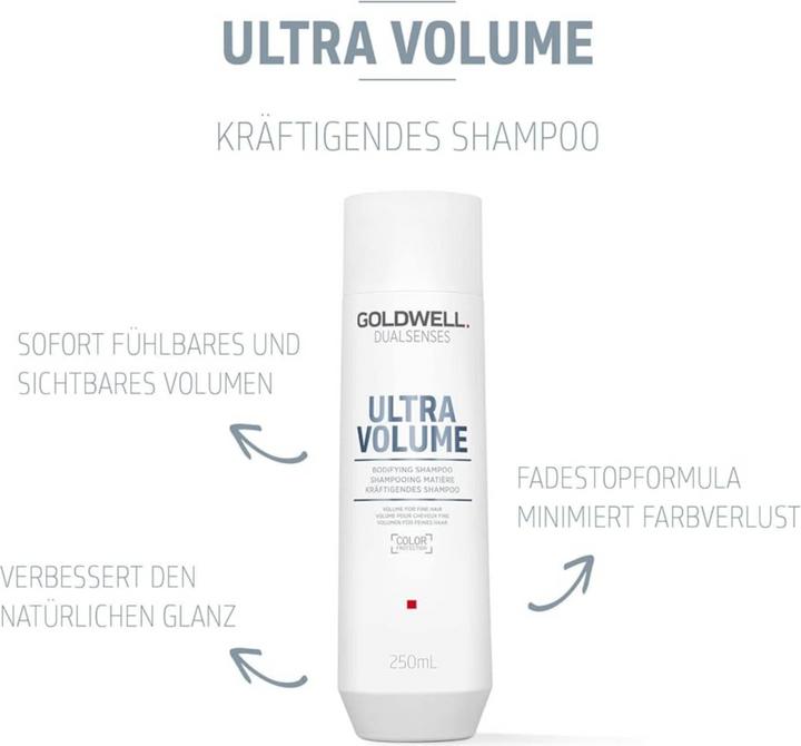 Image du produit Goldwell Dualsenses Ultra Volume Bodifying Shampooing (250 ml, Shampoing liquide)