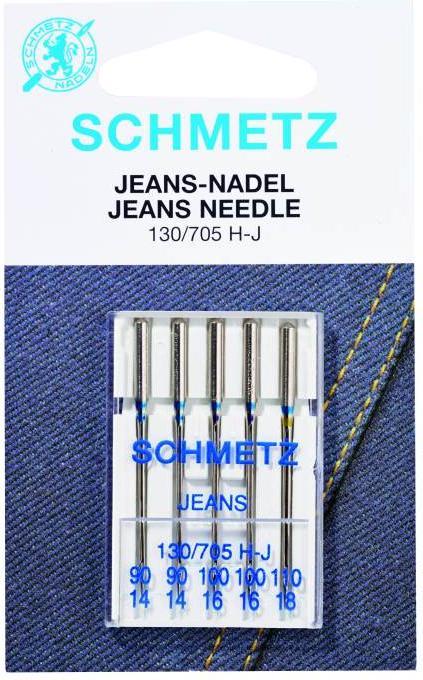 Actual product image Schmetz Sewing machine needles jeans size 90-110 5 pcs
