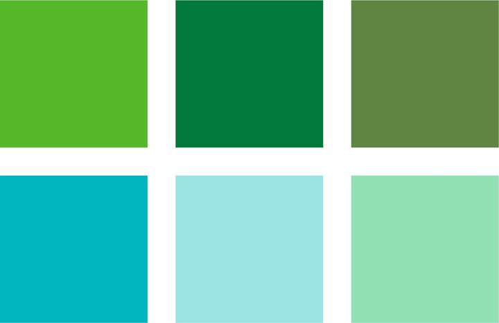 Produktbild Staedtler Fasermaler mit Pinselspitze (greens & turquoises, 6 x)