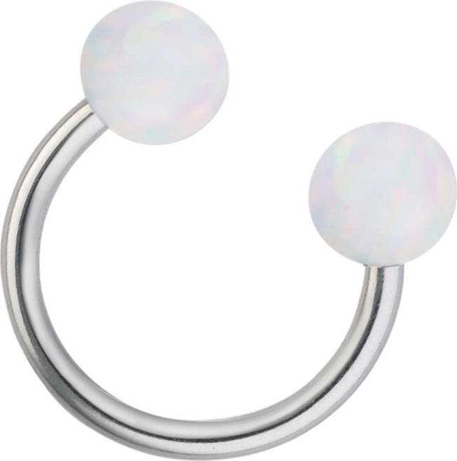 Actual product image Bijouteria Pin (Surgical steel 316L, Synthetic pearl)