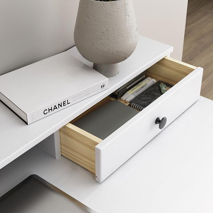 Image du produit IDIMEX Schreibtisch Landhaus mit Schubladen MALINA
