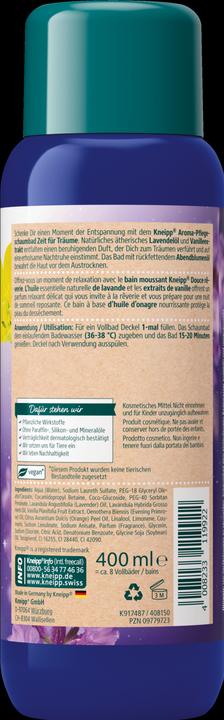 Image du produit Kneipp Douce rêverie (400 ml, Bain moussant, Huile de bain)