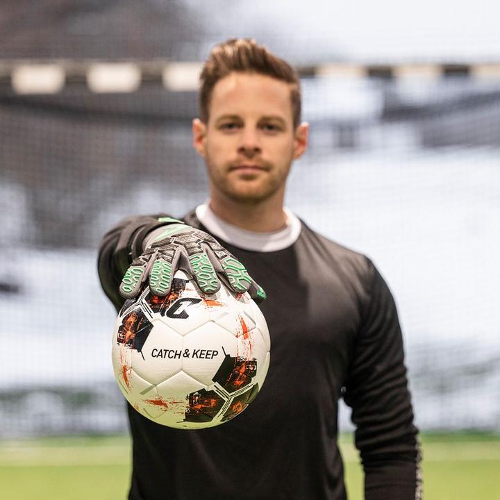 Produktbild Catch & Keep Fussballhandschuhe Fly Mint Soul Gr. 11 Mintgrün Torwart Keeper Goalie Handschuhe (11)