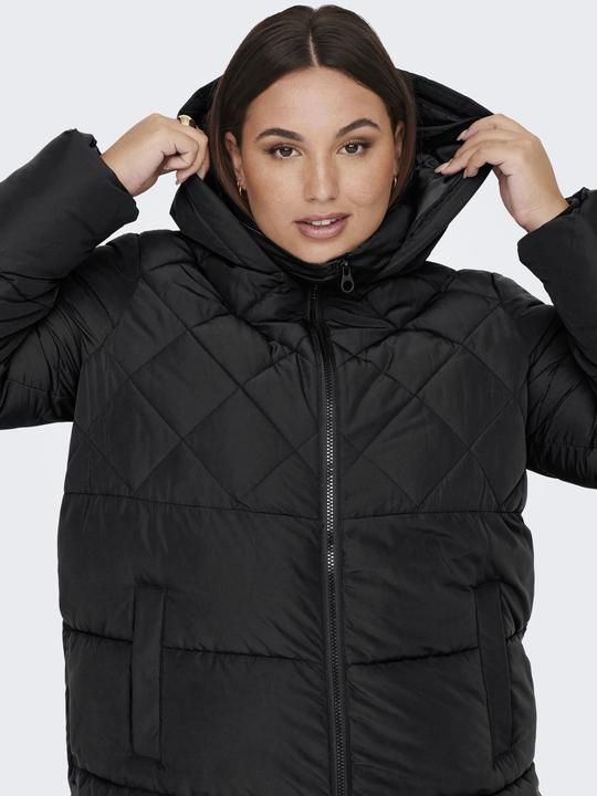 Actual product image Only Curvy Quilted Hooded Coat (44)