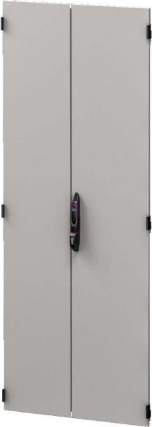Actual product image Rittal Sheet steel door, vertically divided, closed VX IT