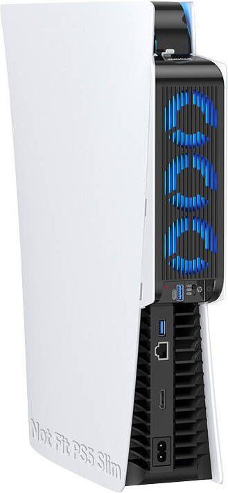 Kiwihome Mise à niveau du ventilateur de refroidissement PS5 Kiwi Home PX07-2 White (PS5)