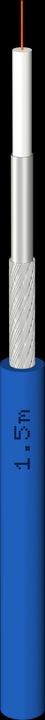 Image du produit Megasat ? Câble coaxial flexible et de haute qualité (75 dB, Câble d'antenne)