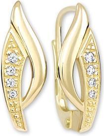 Image du produit Brilio Boucles d'oreilles en or jaune avec zircons 239 001 00660