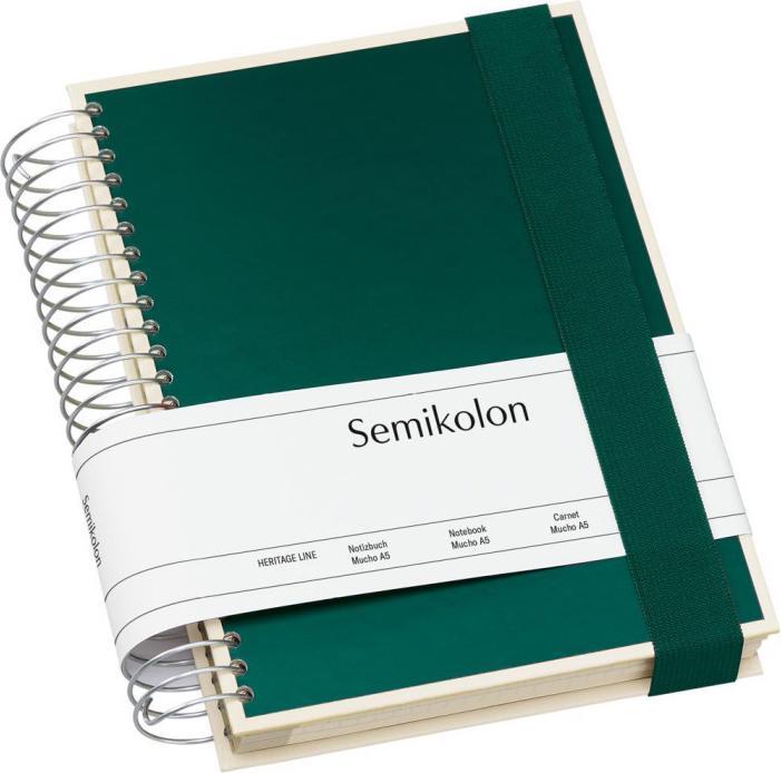 Actual product image Semikolon Mucho (A5, Checked, Plain, No binding)
