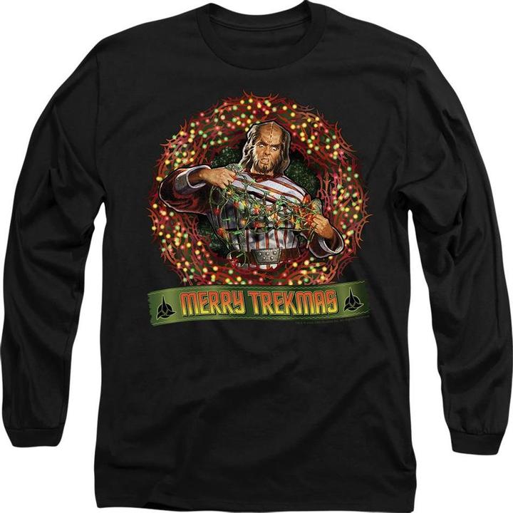 Merry Trekmas TShirt weihnachtliches Design (S)