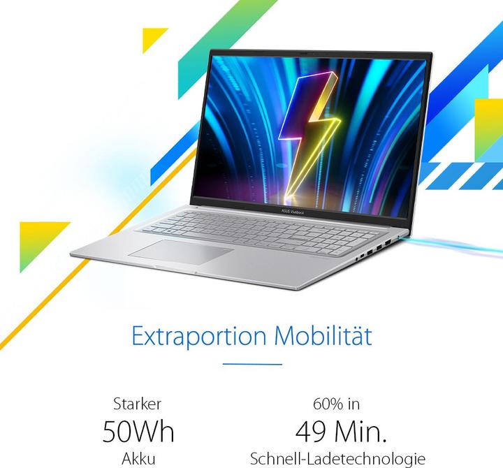 Immagine prodotto ASUS VivoBook 17 (17.30", Intel Core 5 120U, 16 GB, 1000 GB, DE)