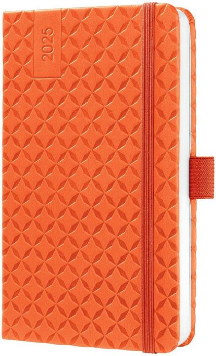 Actual product image Sigel Weekly diary Jolie 2025 (DE/EN/FR/NL) pumpkin orange (German)