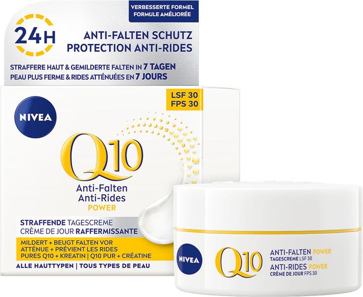 Produktbild NIVEA Q10 Power Anti-Falten Straffende Tagescreme (50 ml, Tagescreme, SPF 30)