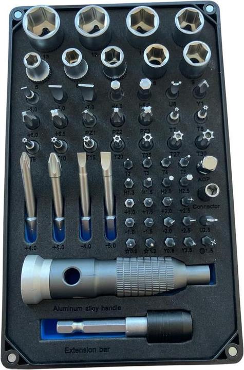 Image du produit Allnet Tools Set de tournevis, Toolkit/outil de haute qualité 60 pièces