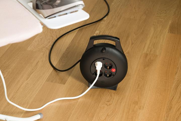 Actual product image Brennenstuhl Vario Line Kabelbox 4-fach / Mini-Kabeltrommel 10 m (10 m, 1.50 mm²)