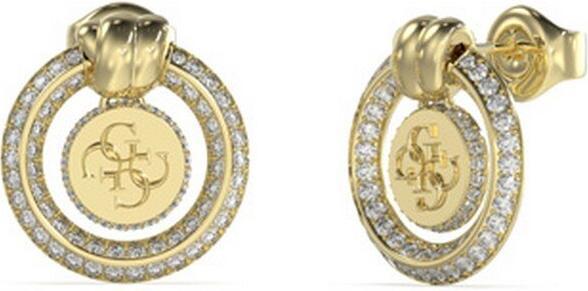 Guess Decent Knot You Gold Plated Earrings JUBE04060JWYGT/U (Surgical steel)