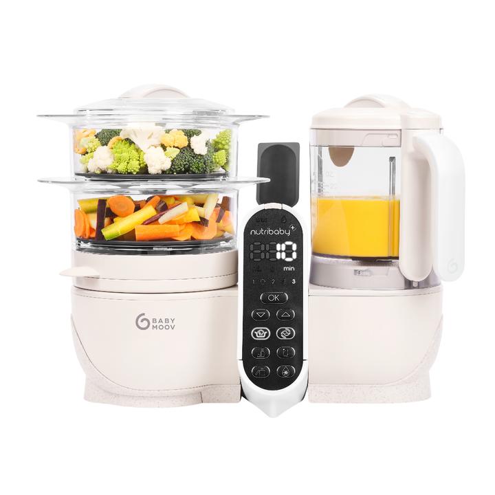 Actual product image Babymoov Nutribaby(+) Mineral beige 6-in-1 multi-purpose baby food processor