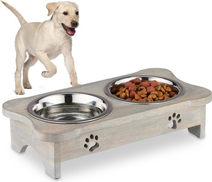 Produktbild Relaxdays Hunde-Futterstation (0.75 l)