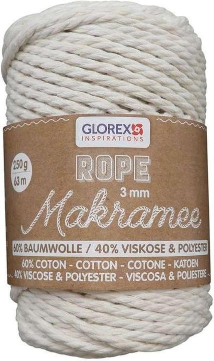 Glorex Macramé Rope (63 m)