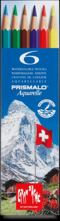 Produktbild Caran d'Ache Prismalo Aquarelle Kartonschachtel (Mehrfarbig, 6 x)